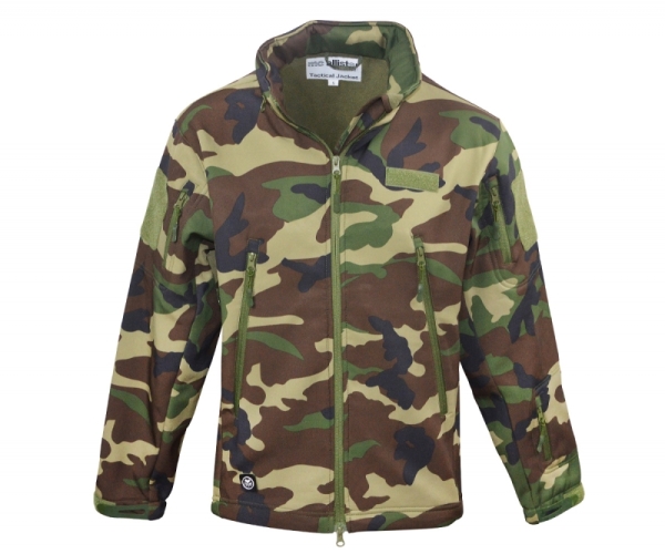 Softshell Jacke - Tactical - Woodland