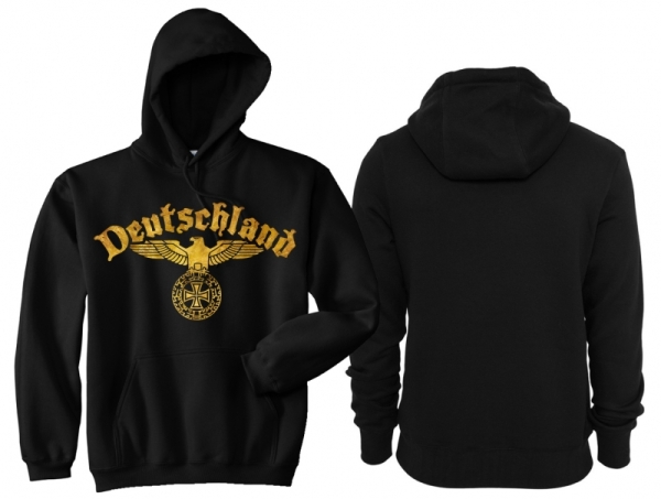 Frauen - Kapuzenpullover - Reichsadler - gold