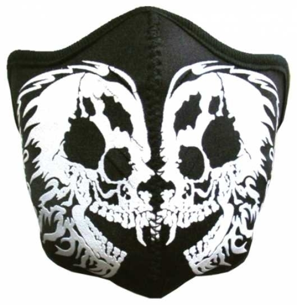 Biker Maske - Tribal Skull