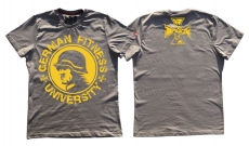 Premium Shirt - German Fitness University - Soldat - grau