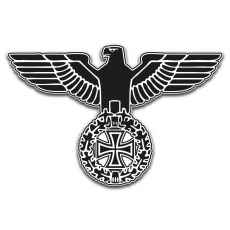 PVC Aufkleber - Reichsadler - Eisernes Kreuz