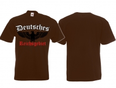 Frauen T-Shirt - Deutsches Reichsgebiet - braun