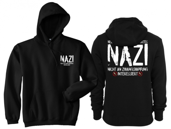 Frauen - Kapuzenpullover - NAZI - Nicht An Zwangsimpfung Interessiert - Motiv2