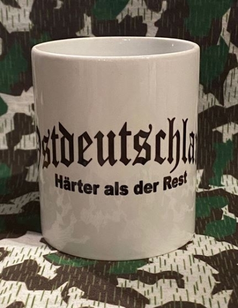 Tasse - Ostdeutschland - Härter als der Rest