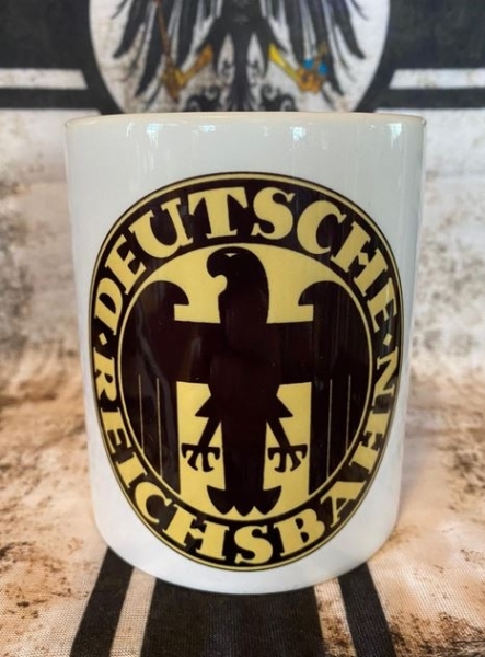 Tasse - Deutsche Reichsbahn - gelb