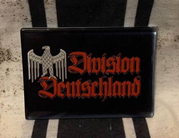 Magnet - Glas - Division Deutschland - schwarz