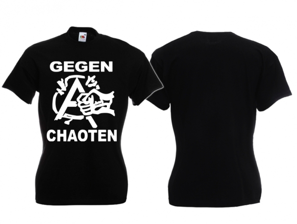 Frauen T-Shirt - Gegen Chaoten