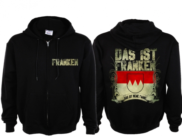 Kapuzenjacke - Meine Fahne - Franken