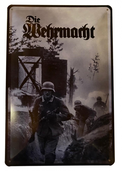 Blechschild - Die Wehrmacht - Tapfere Truppe D174 (97)