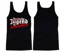 Muskelshirt/Tank Top - Deutsche Jugend im Widerstand - schwarz