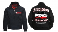 Harrington Jacke - bedruckt - schwarz - Division Niedersachsen