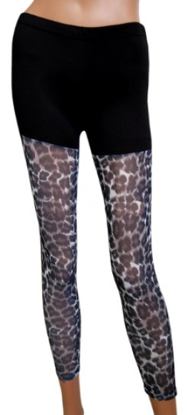 Frauen - Leggings - Leopardenmuster