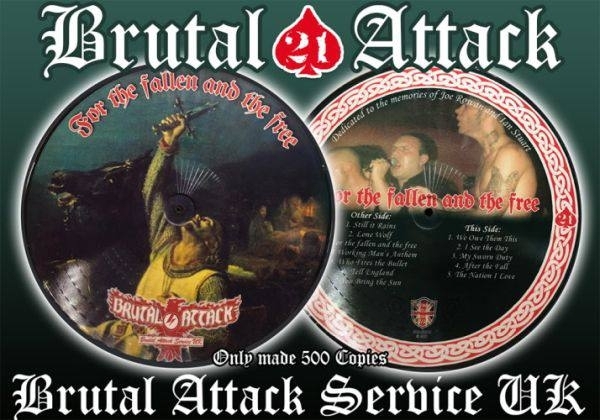 Brutal Attack - For the Fallen and the Free - Picture LP +++EINZELSTÜCK+++