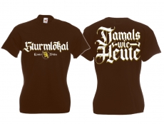 Frauen T-Shirt - Sturmlokal - Kloster Veßra - braun