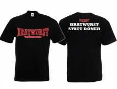 Frauen T-Shirt - Bratwurst - Thüringen - Bratwurst statt Döner