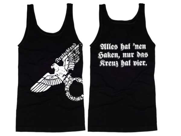 Muskelshirt/Tank Top - Alles hat nen Haken, nur das Kreuz hat vier