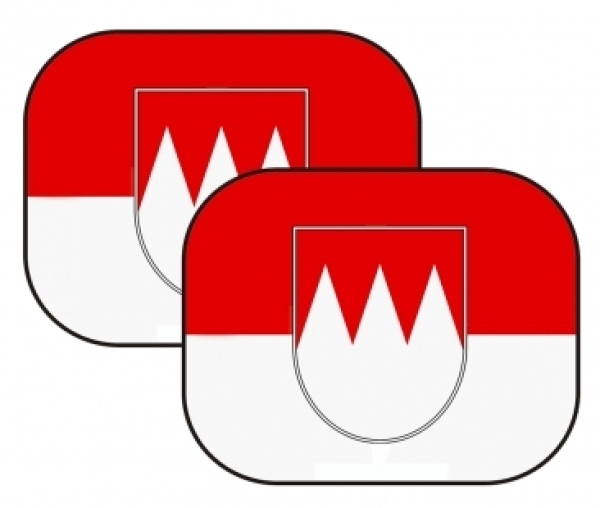 Auto-Sonnenschutz - Franken - Set 2 Stück +++RAUSVERKAUF+++