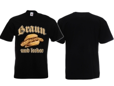 T-Hemd - Braun und Lecker - Frontdruck