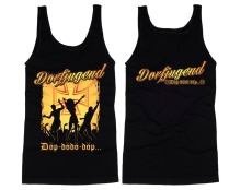 Muskelshirt/Tank Top - Dorfjugend - Döp dödö Döp - schwarz