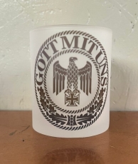 Glas Tasse - Gott mit uns