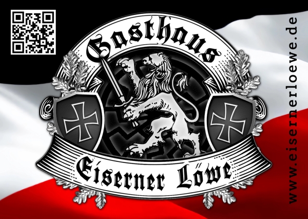 Gasthaus Eiserner Löwe - Aufkleber Paket 50 Stück