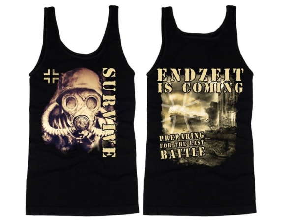 Muskelshirt/Tank Top - Überlebe