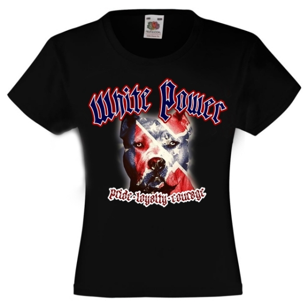 Kinder T-Shirt - White Power - Hund