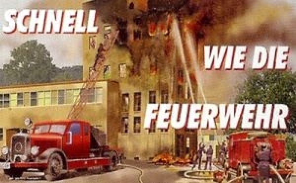 Fahne - Feuerwehr - schnell wie die Feuerwehr (161)