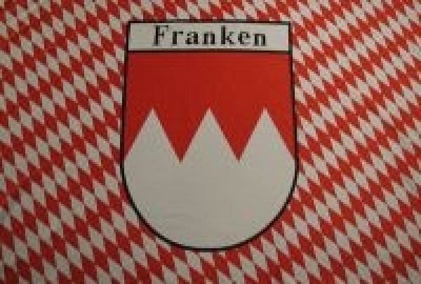 Fahne - Franken - kariert (154)