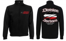 Stehkragen-Jacke - Division Sachsen - schwarz