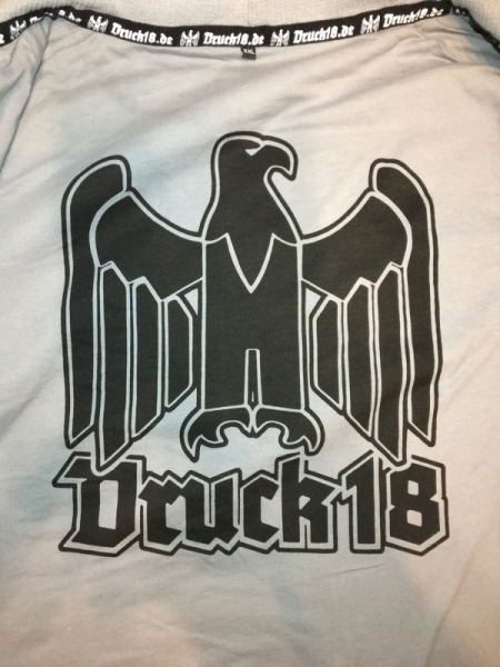 Druck18 Premium - Kapuzenjacke - klassisch - schwarz