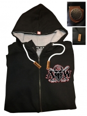 Druck18 Premium - Kapuzenjacke - Aryan Warrior - schwarz