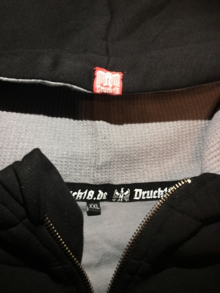 Druck18 Premium - Kapuzenjacke - Deutscher - schwarz