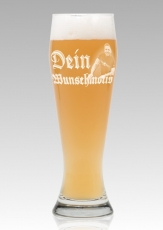 Weizen-Bierglas - Mit eurem Wunschmotiv