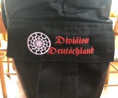 Short - Army Bermuda - mit Gürtel - Division Deutschland - schwarz