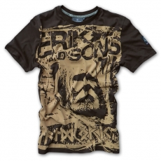 Erik & Sons - T-Shirt - Grimsey - braun +++EINZELSTÜCK+++